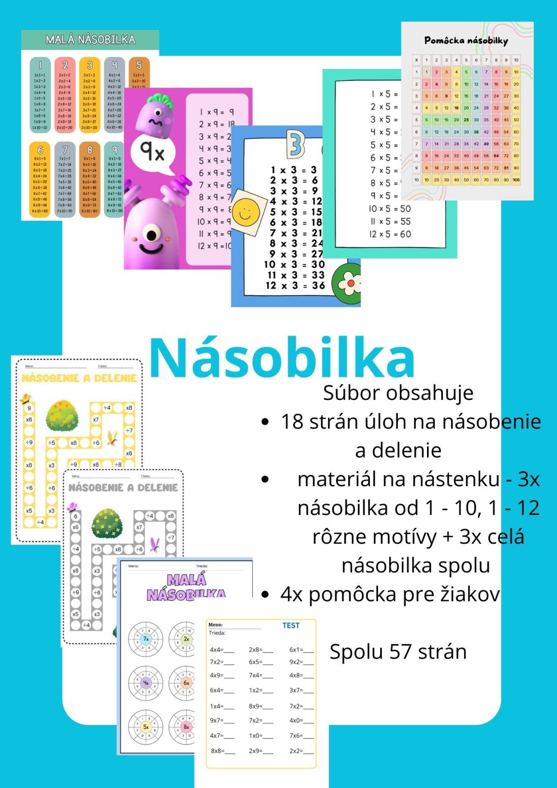Násobilka – zábavne a prehľadne