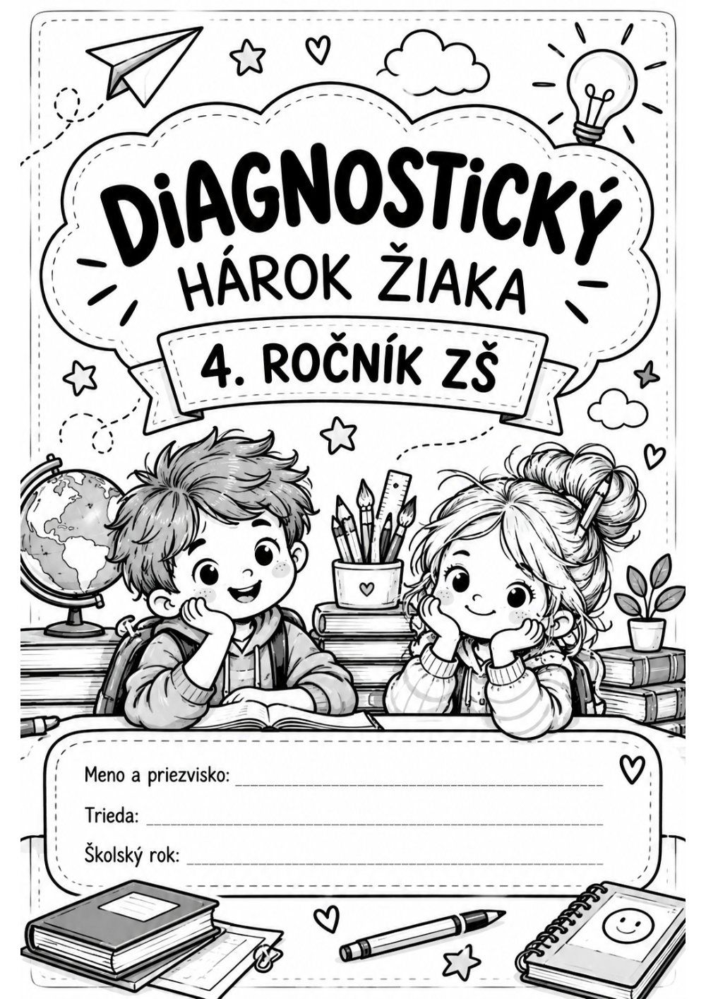Diagnostický hárok žiaka - 4. ročník