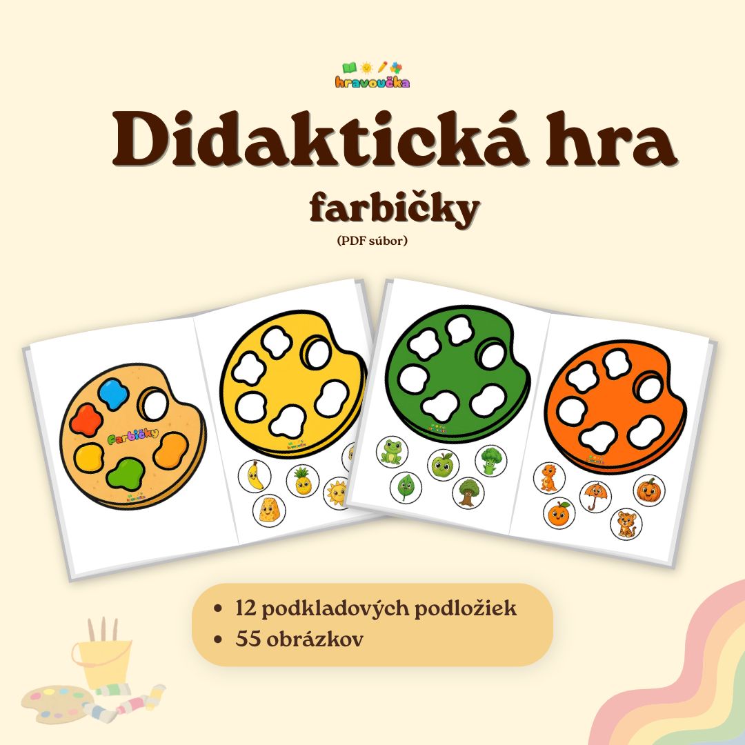 Didaktická hra - farbičky (PDF súbor)