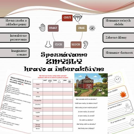 Spoznávame ZMYSLY hravo a interaktívne