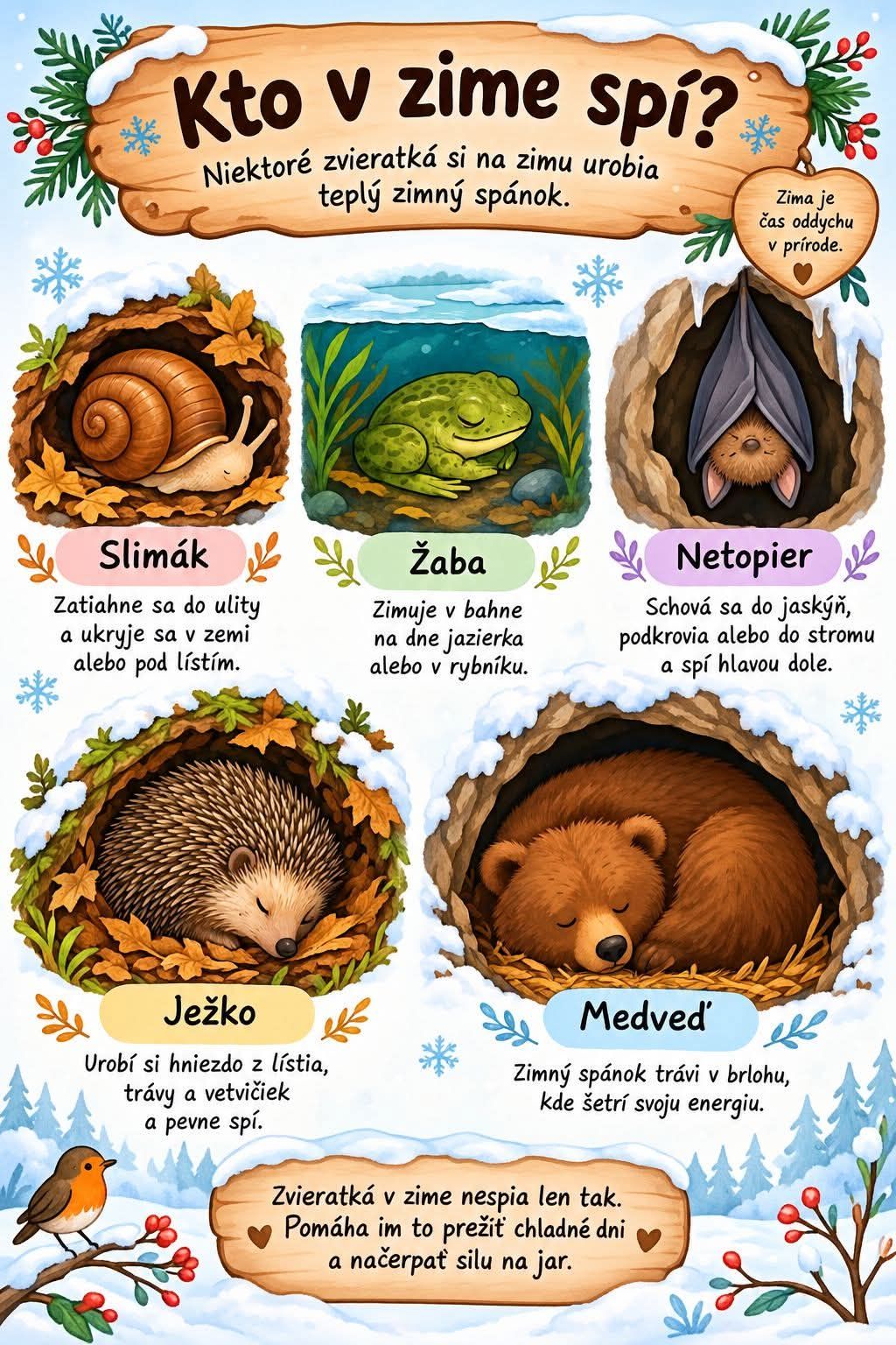 Zvieratá v zime