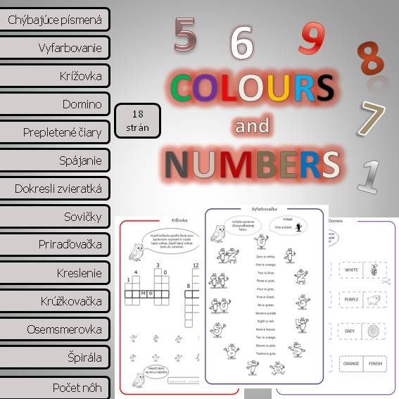 Colours and numbers