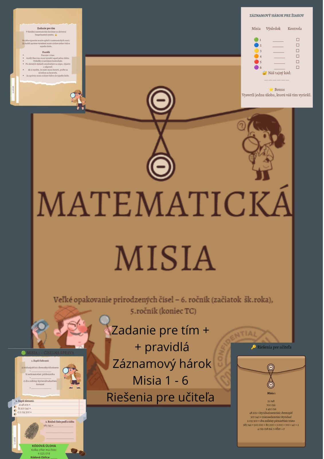 Matematická misia: Prirodzené čísla